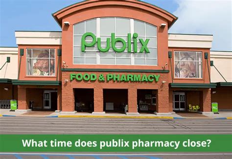 what time publix pharmacy open|when does publix close today.